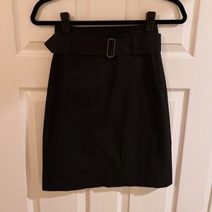 Theory Skirt | Theory Cyder Belted Skirt | Color: Black | Size: 00